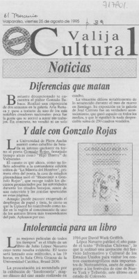 Y dale con Gonzalo Rojas.