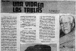 Una vida en las tablas : [entrevistas]