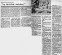 "Soy vertical de nacimiento" : [entrevistas]