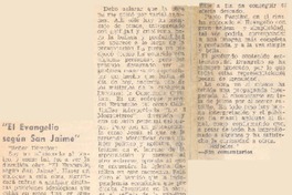 El evangelio según San Jaime".