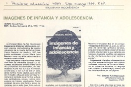 Imágenes de infancia y adolescencia
