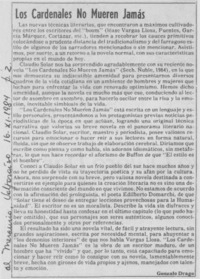 Los cardenales no mueren jamás