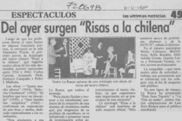 Del ayer surgen "Risas a la chilena".