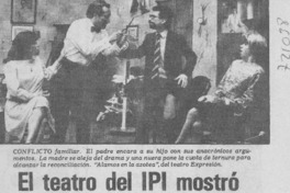 El teatro del IPI mostró sus "alamos en la azotea".