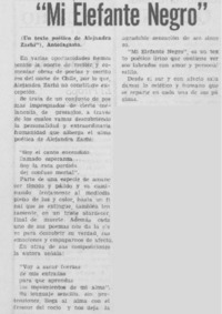Mi elefante negro"