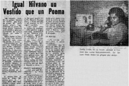 Igual hilvano un vestido que un poema : [entrevistas]