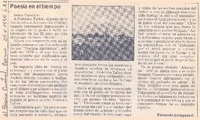 Poesía en el tiempo