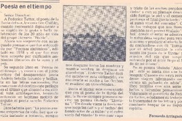 Poesía en el tiempo