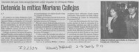 Detenida la mítica Mariana Callejas