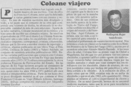 Coloane viajero