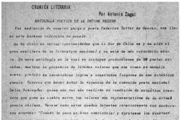 Antología poética de la décima región