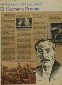 Augusto D'Halmar el hermano errante.