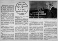 Carlos Valenzuela Solís de Ovando o el nuevo cronista de Chile