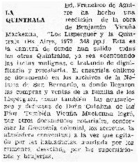 La Quintrala.