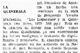 La Quintrala.