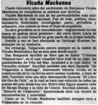 Vicuña Mackenna.
