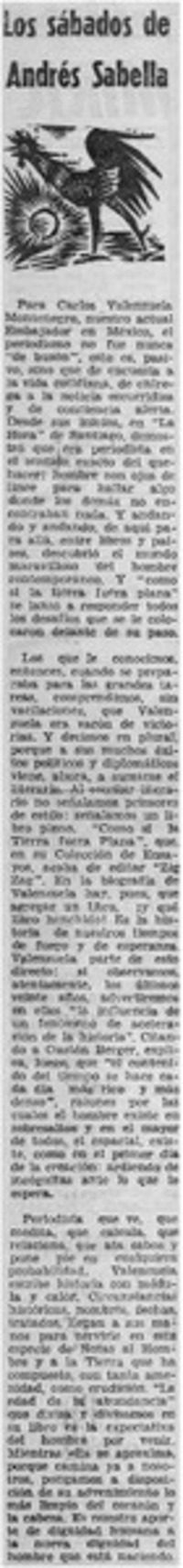 Los sábados de Andrés Sabella