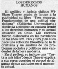 Los derechos humanos