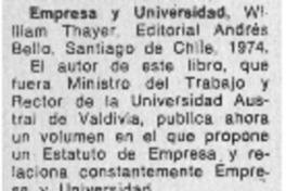 Empresa y Universidad