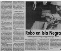 Robo en Isla Negra.