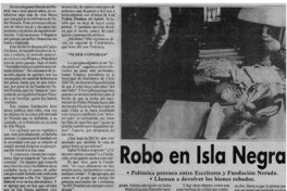 Robo en Isla Negra.