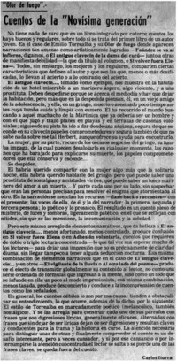 Cuetnos de la "Novísima generación"