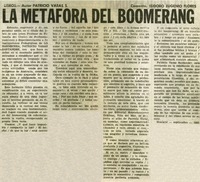 La metáfora del boomeraang