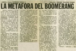La metáfora del boomeraang