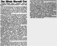 Don Alfredo Wormald Cruz