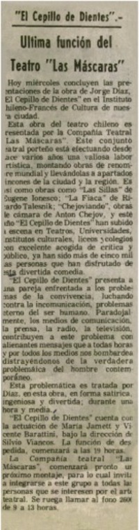 "El Cepillo de Dientes".