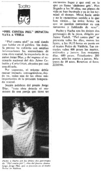 "Piel contra piel" impacta: vaya a verla.