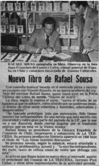 Nuevo libro de Rafael Sousa.