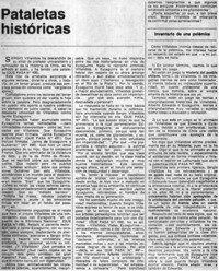 Pataletas históricas