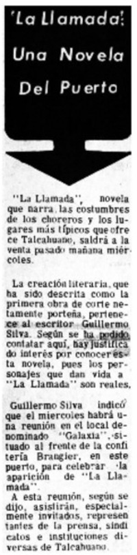 "La Llamada" una novela del Puerto.