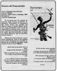 Sonetos del francotirador