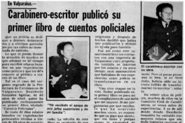 Carabinero-escritor publicó su primer libro de cuentos policiales.
