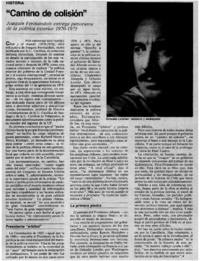 "Camino de colisión"