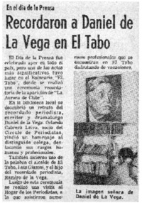 Recordaron a Daniel de la Vega en El Tabo.