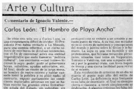 Carlos León: "el hombre de playa ancha"