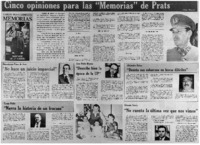 Cinco opiniones para las "memorias" de Prats