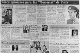 Cinco opiniones para las "memorias" de Prats