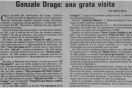Gonzalo Drago: una grata visita