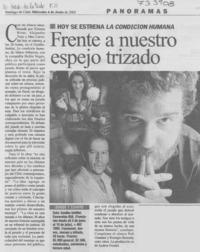 Frente a nuestro espejo trizado.