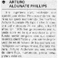 Arturo Aldunate Phillips.