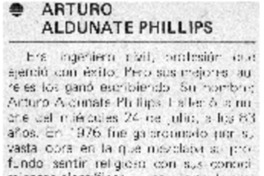 Arturo Aldunate Phillips.