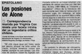Las pasiones de Alone