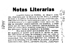 Llaves para la poesía