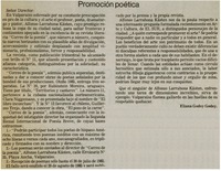 Promoción poética