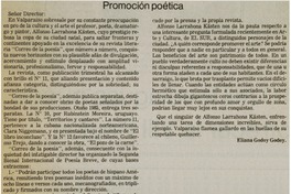 Promoción poética