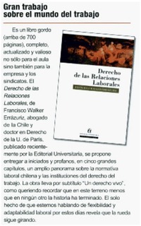 Gran trabajo sobre el mundo del trabajo.